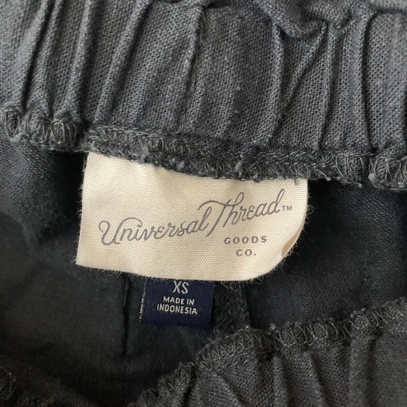 Universal Thread Shorts Womens XS Charcoal Black Drawstring - Picture 4 of 9
